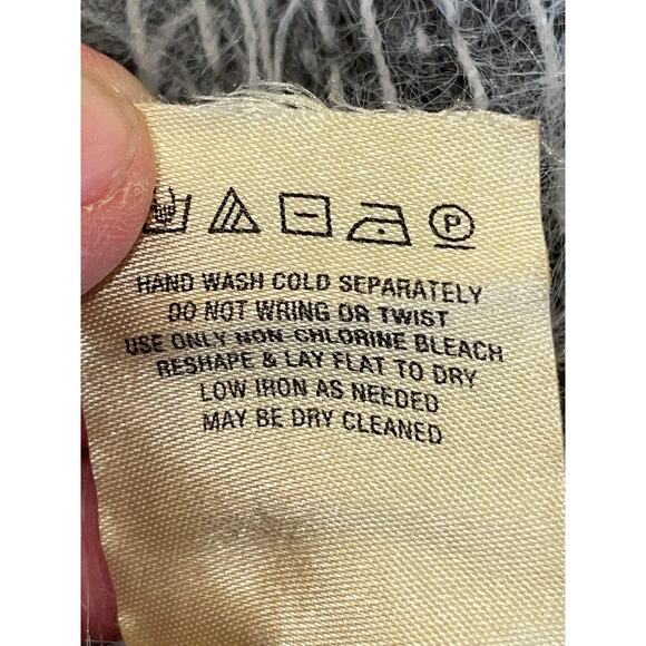 Anthropologie Sleeping on Snow Wool Blend Sweater - Size S - Off Shoulder, SOFT! - Picture 8 of 12